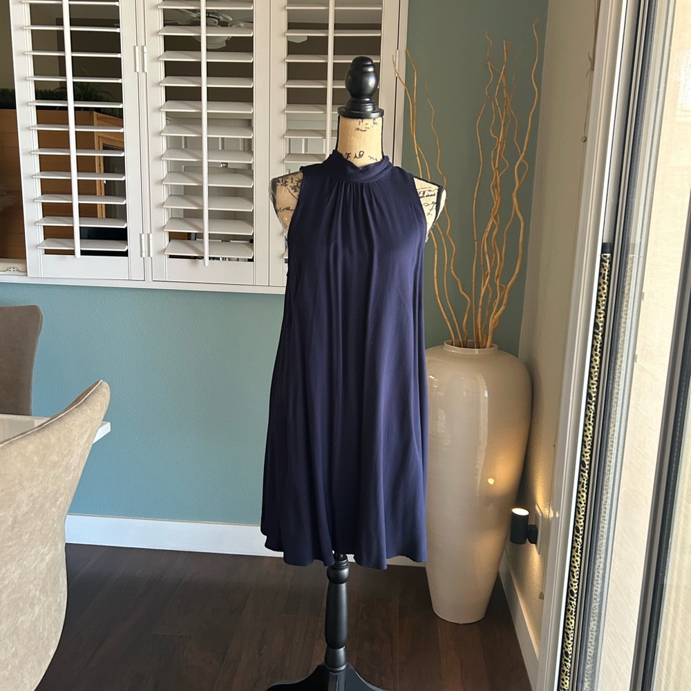 Soprano Blue Halter Mini Sundress or Cocktails